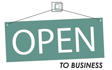 open to business
